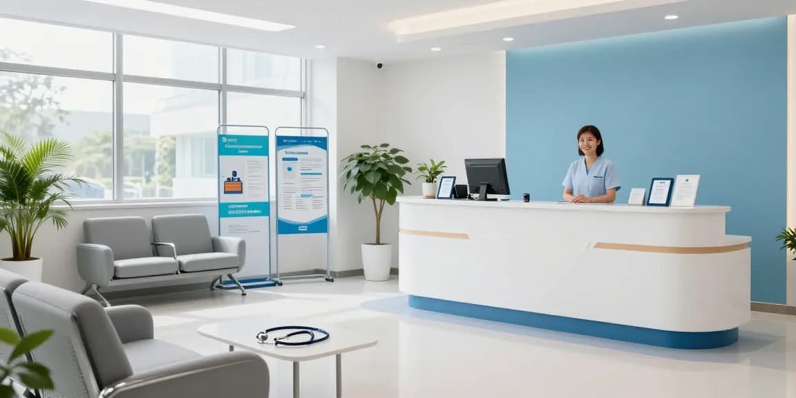 David Hoffmeister reviews in a compassionate medical setting, focusing on patient care and healthcare services.