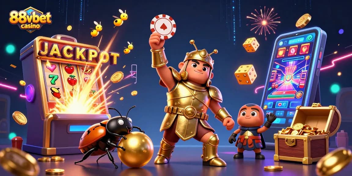 Experience thrilling gameplay at 88vbet casino with dynamic 3D visualizations featuring Jackpot excitement.