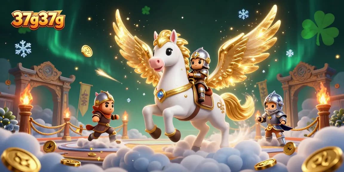 37g37g oferece emoção nas apostas com um cavalo celestial e tesouros brilhantes.
