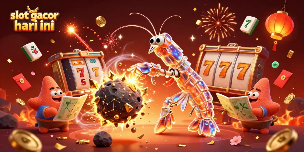 Spin the reels and win with slot gacor hari ini featuring vibrant 3D characters and game elements.