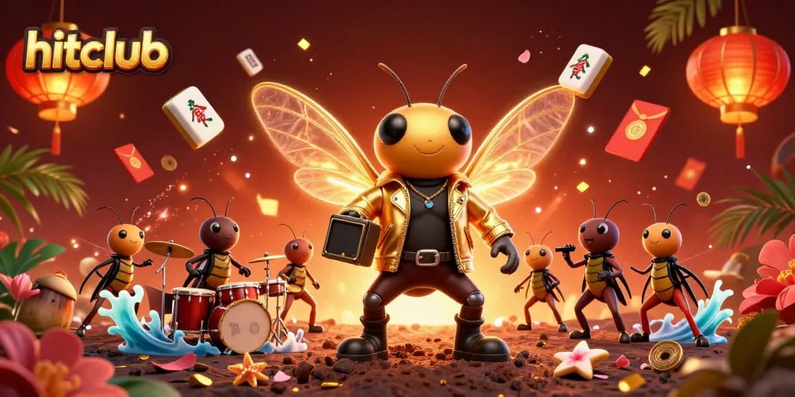 Hitclub players enjoy an exciting 3D cartoon casino scene featuring vibrant characters and dynamic game elements.