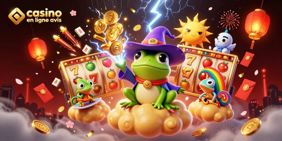 Jouez au casino en ligne avis avec des animations vibrantes de pièces d'or et des personnages fantastiques.