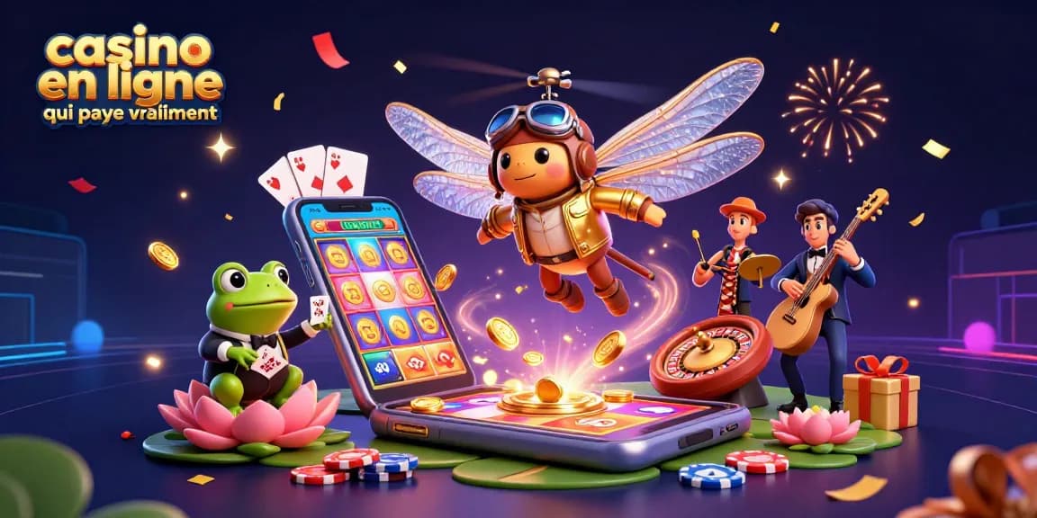 Retirez vos gains avec le casino en ligne qui paye vraiment grâce à des croupiers animés et une ambiance festive.
