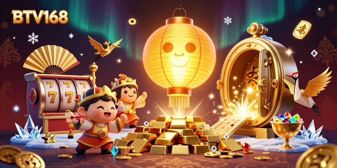 Experience thrilling gameplay with BTV168 in this vibrant casino atmosphere filled with luck.