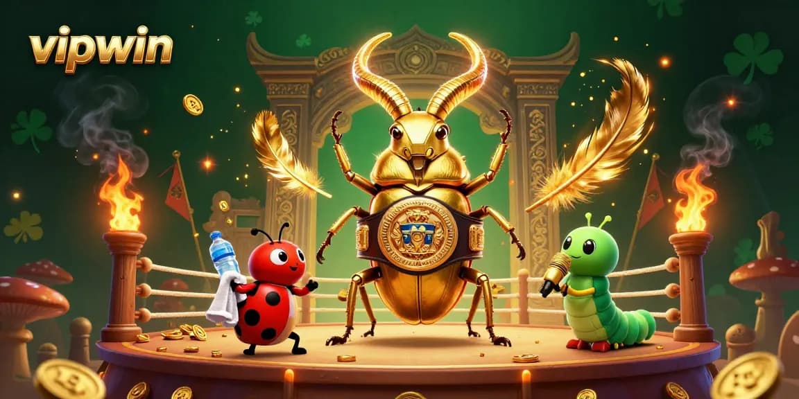 Experience thrilling gameplay with vipwin at a vibrant casino showdown featuring unique characters.