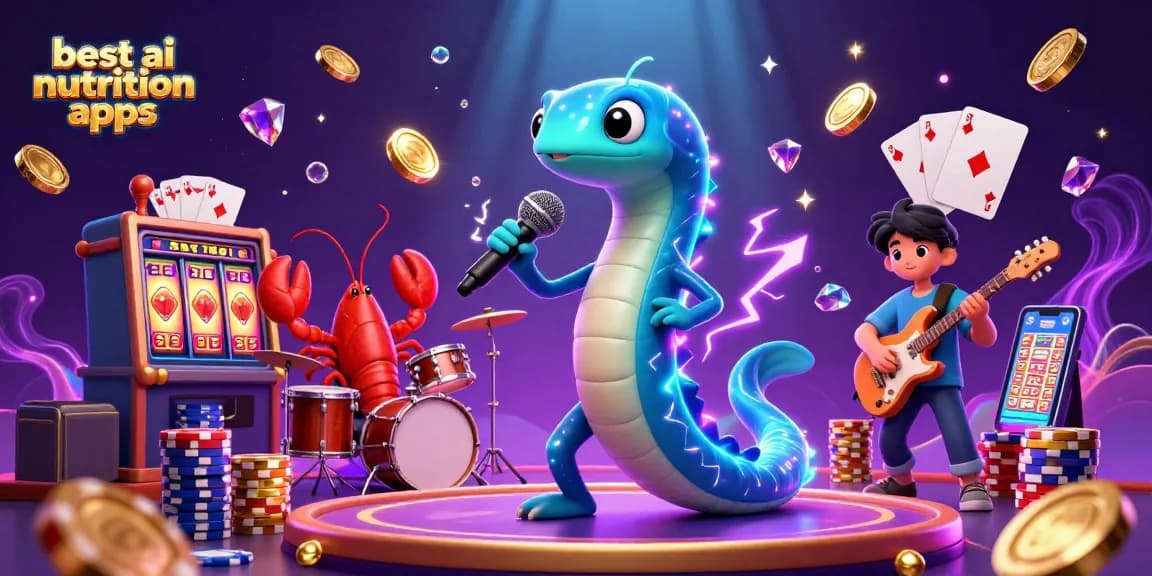 Experience the excitement of the best ai nutrition apps as electric eel DJs at an underwater casino!