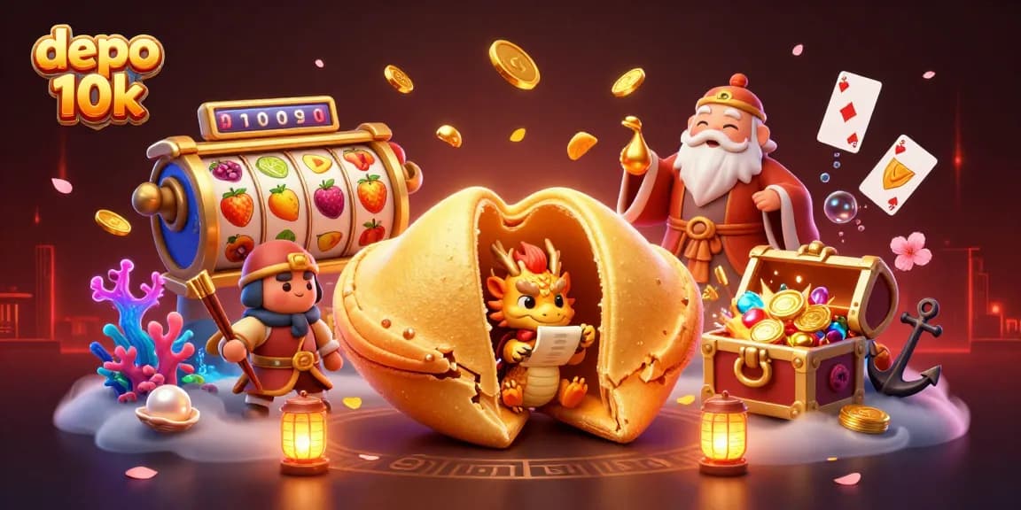 Experience the thrill of depo 10k slots with vibrant characters and dynamic casino elements.