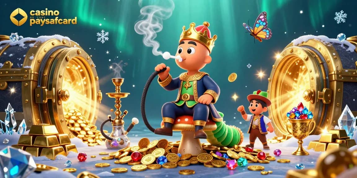 Jouez au casino en ligne paysafecard avec un maître chicha et des trésors scintillants.