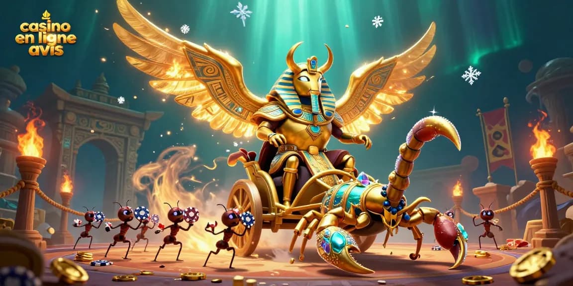 Évaluez le casino en ligne avec des éléments de jeux captivants et un décor inspirant.