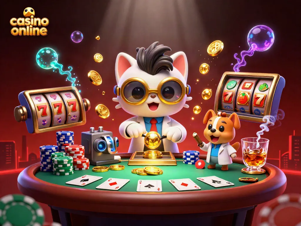 Jugar en un casino online con emocionantes elementos como tragaperras y póker.