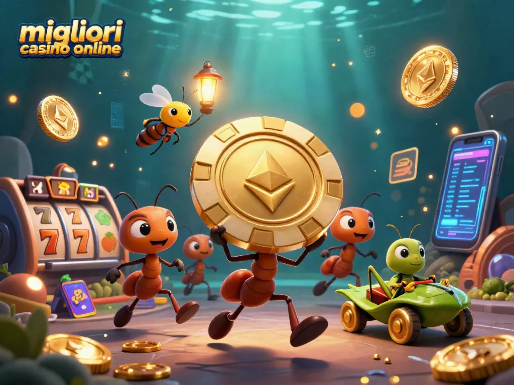 Scopri i migliori casino online mentre gli insetti fuggono con chips d'oro!
