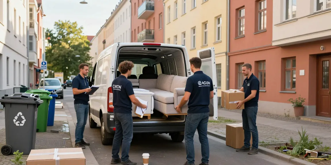 Efficient Wohnungsentrümpelung Berlin service team clearing apartments in vibrant city.