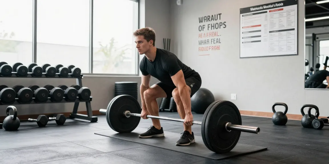 Focused athlete lifting weights in a gym at Astera Shop, showcasing dedication to fitness.