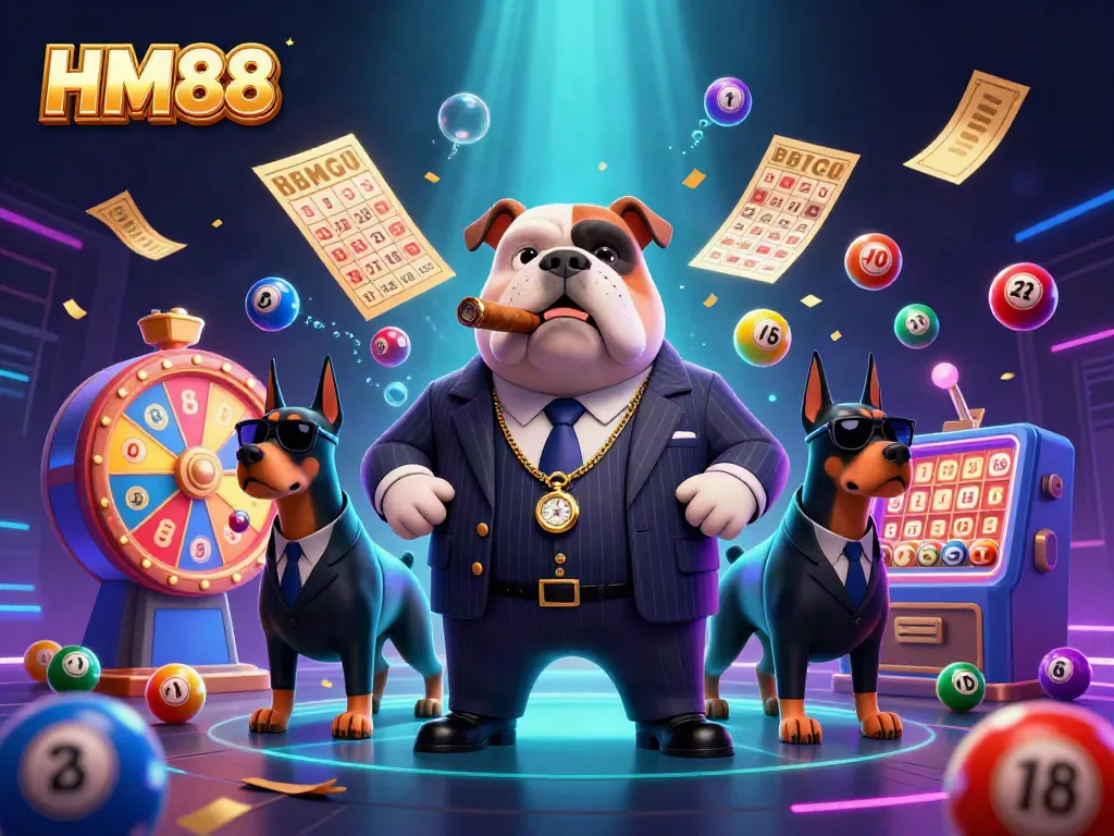 Play exciting games at HM88 while discovering vibrant lottery balls and dynamic prize elements.