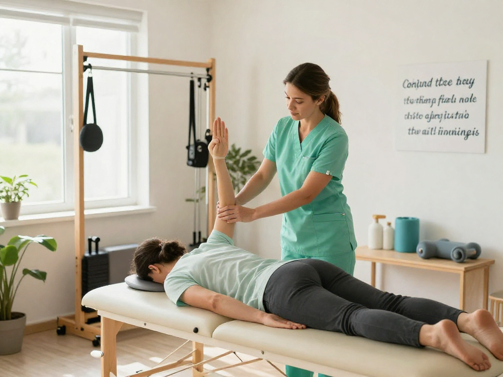 Physio home visits Sydney: Expert physiotherapy and patient care in a wellness center environment, showcasing trusted mobile health services.
