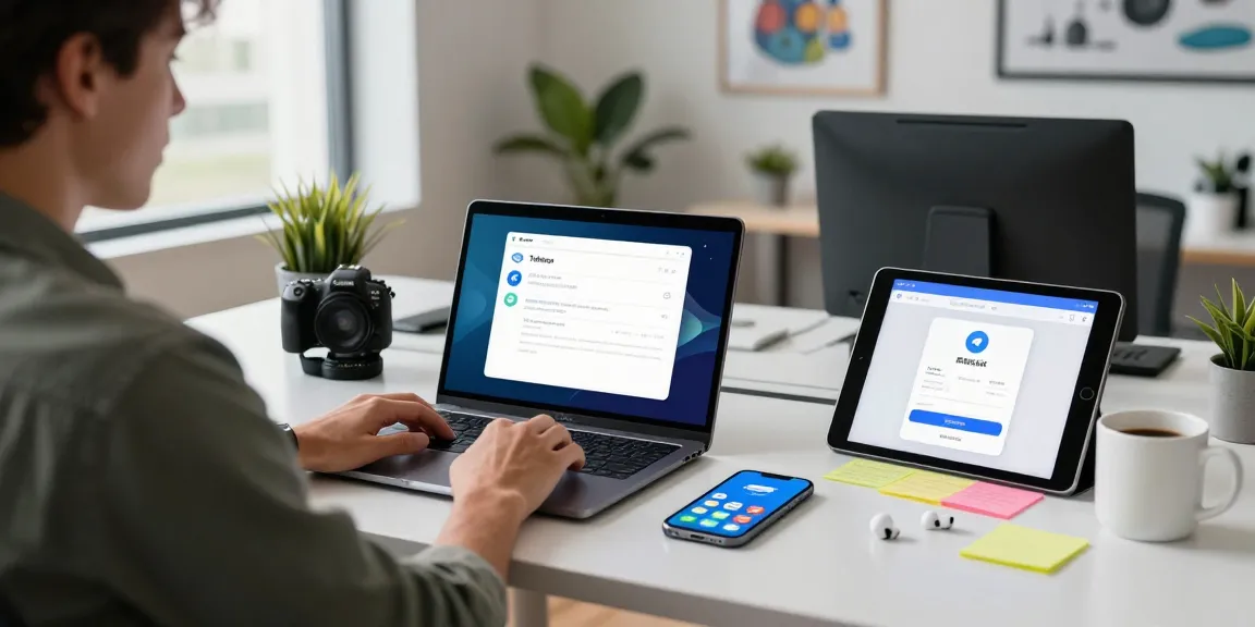 Downloading Telegram Chinese version with user-friendly interface in modern workspace.