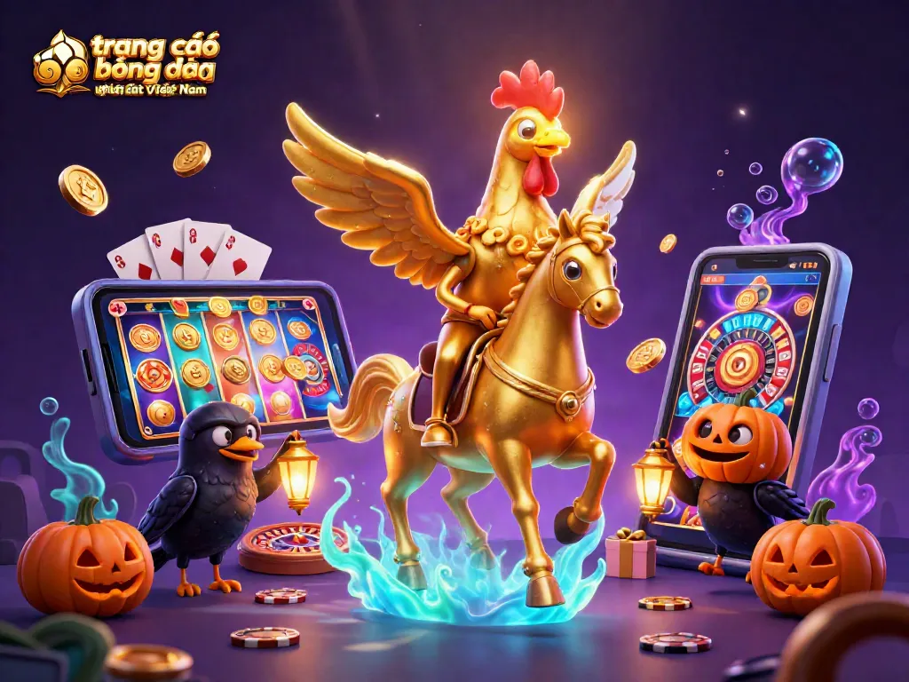 Trang cá độ bóng đá uy tín nhất Việt Nam với hình ảnh hoành tráng trong casino đêm.